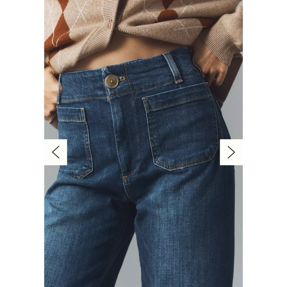 NWOT Maeve The Colette Crop Wide-Leg Jeans - Picture 3 of 11